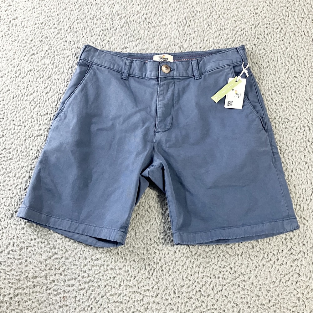 Marine Layer Men's Blue Chino Shorts